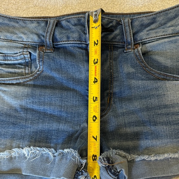 AE- Denim Blue Women's Shorts 4 - Picture 7 of 8